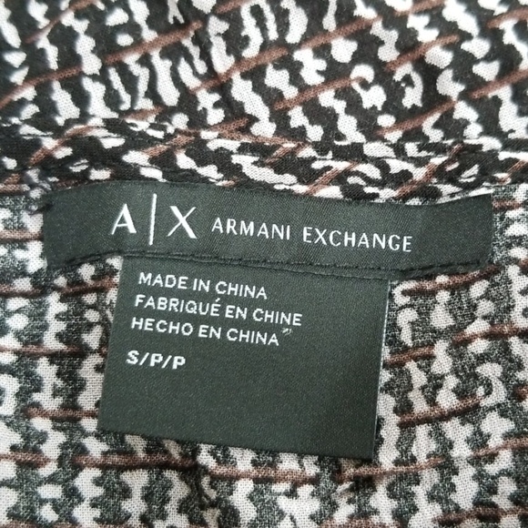 NWT! ARMANI EXCHANGE Asymmetric Size S Tank - Picture 5 of 5